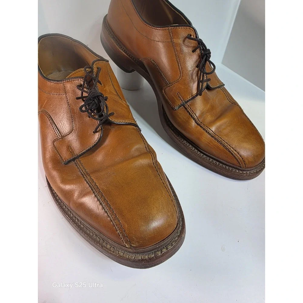 Allen Edmonds Hillcrest Men's Dress‎ Shoes Size 11 D Leather Walnut Brown
